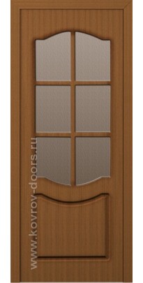 Дверь деревянная межкомнатная Классика орех ПО